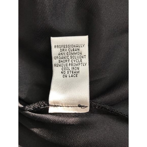 Cache Lace Babydoll Dress Y2K whimsigoth size 4 black knee length evening - Picture 7 of 7